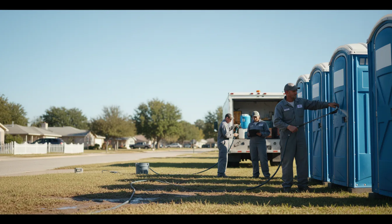 Long-Term Portable Toilet Rental in Mayflower, AR near me